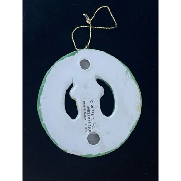 Vintage Sesame Street Bert Wreath Christmas Ornament Muppets 1988 - Picture 3 of 3